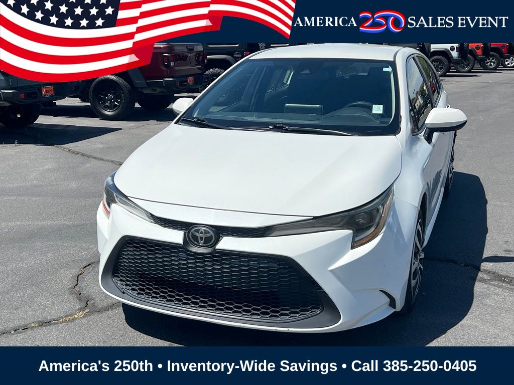 Used 2020 Toyota Corolla LE with VIN JTDEPRAE7LJ105763 for sale in Provo, UT