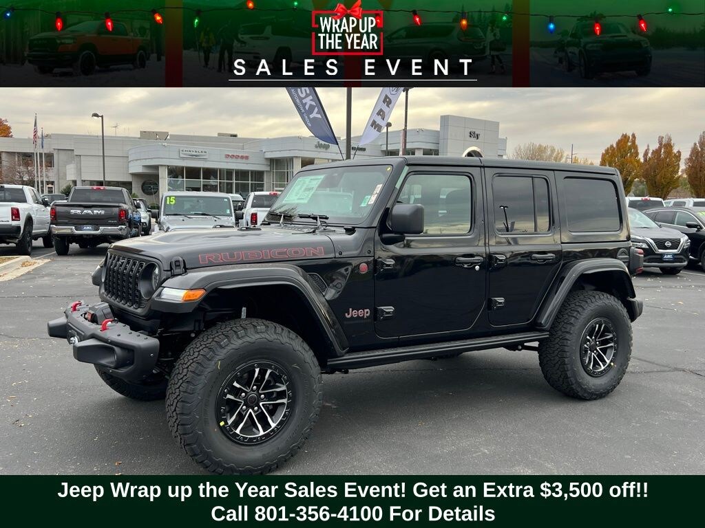 New 2026 Jeep Wrangler 4-DOOR RUBICON X Sport Utility