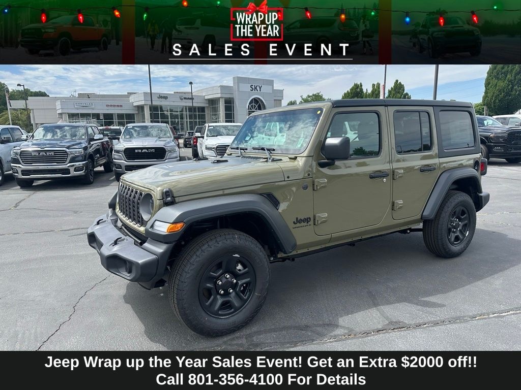 New 2025 Jeep Wrangler 4-DOOR SPORT Sport Utility