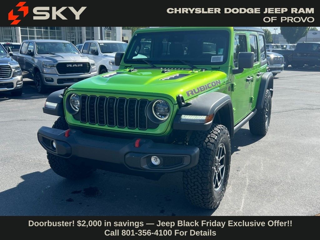 New 2025 Jeep Wrangler 4-DOOR RUBICON Sport Utility
