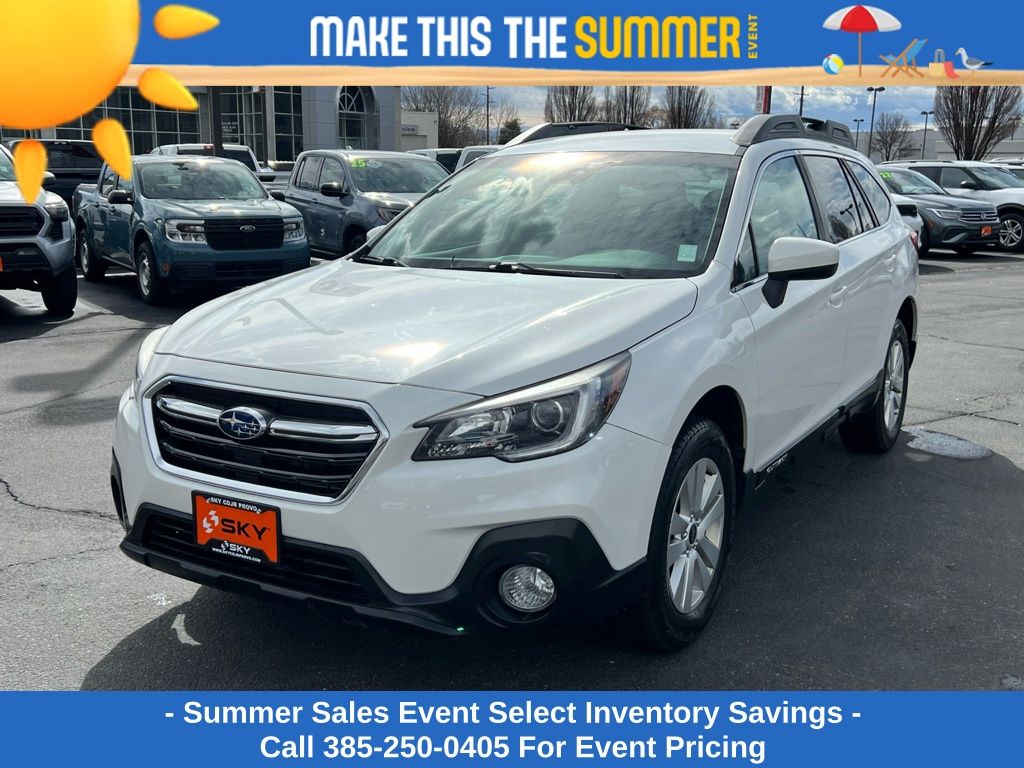 Used 2019 Subaru Outback Premium with VIN 4S4BSAFC9K3209843 for sale in Provo, UT