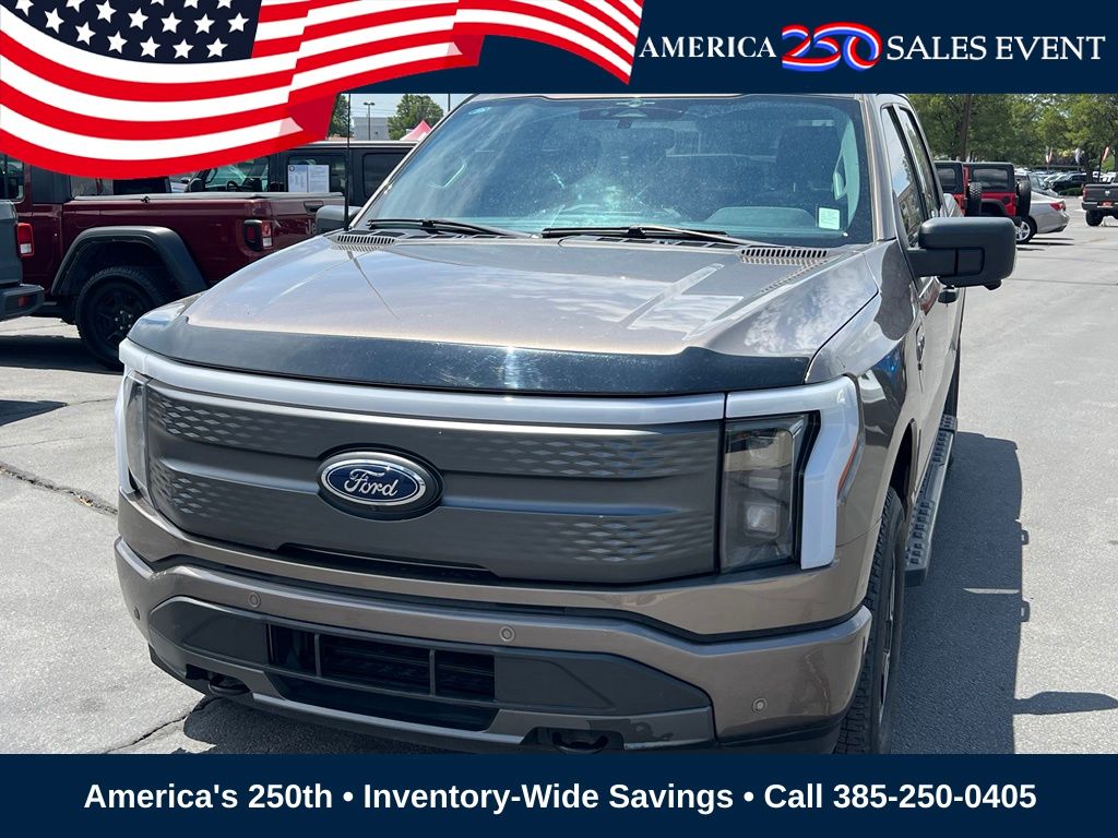 Used 2023 Ford F-150 Lightning XLT with VIN 1FTVW1EL8PWG27646 for sale in Provo, UT
