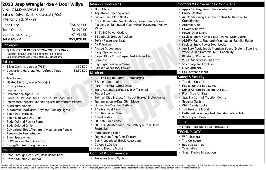 2023 Jeep Wrangler 4xe Willys 4XE's photo