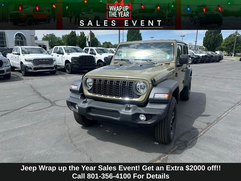New 2025 Jeep Wrangler 4-DOOR SPORT Sport Utility