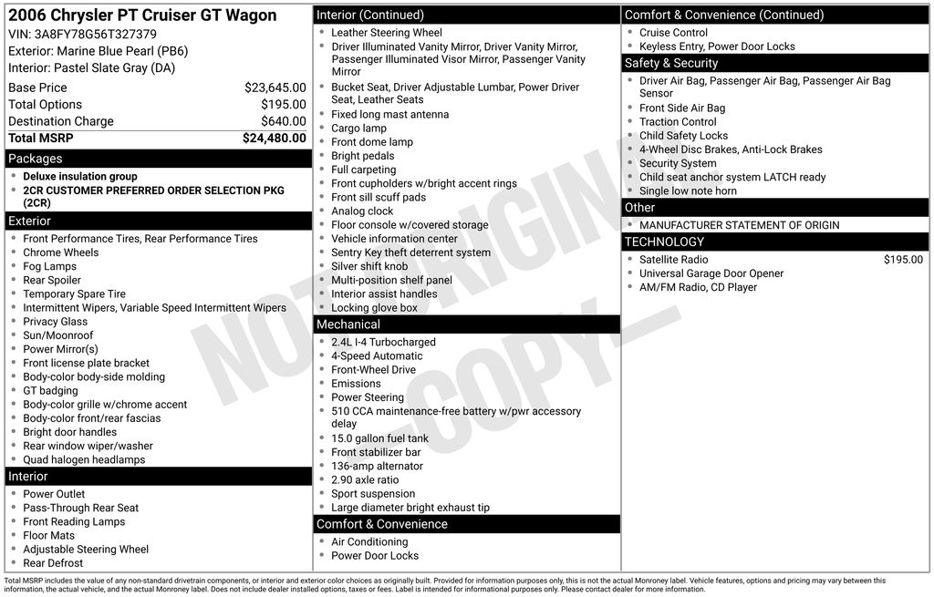 2006 Chrysler PT Cruiser GT's photo