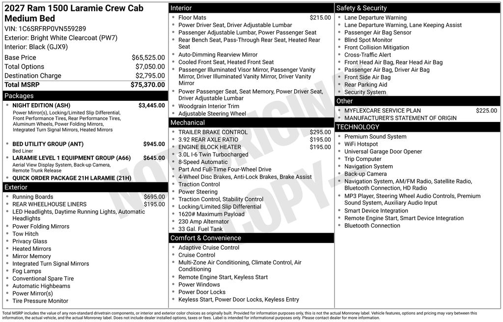 2027 RAM 1500
