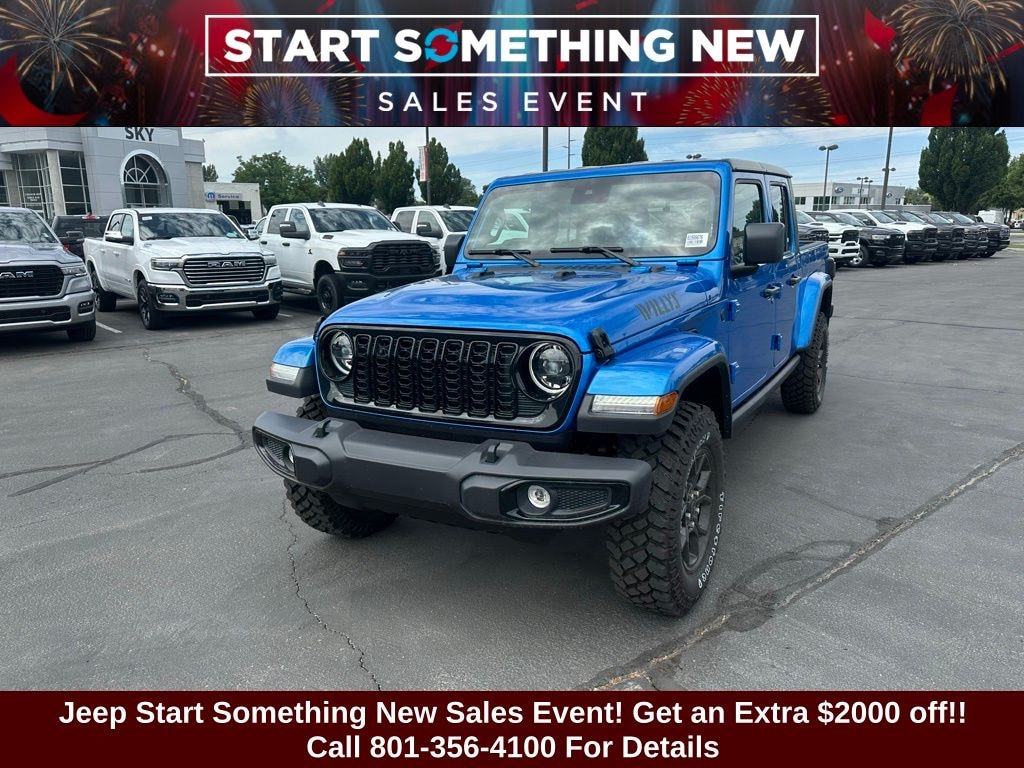 New 2025 Jeep Gladiator Willys Pickup
