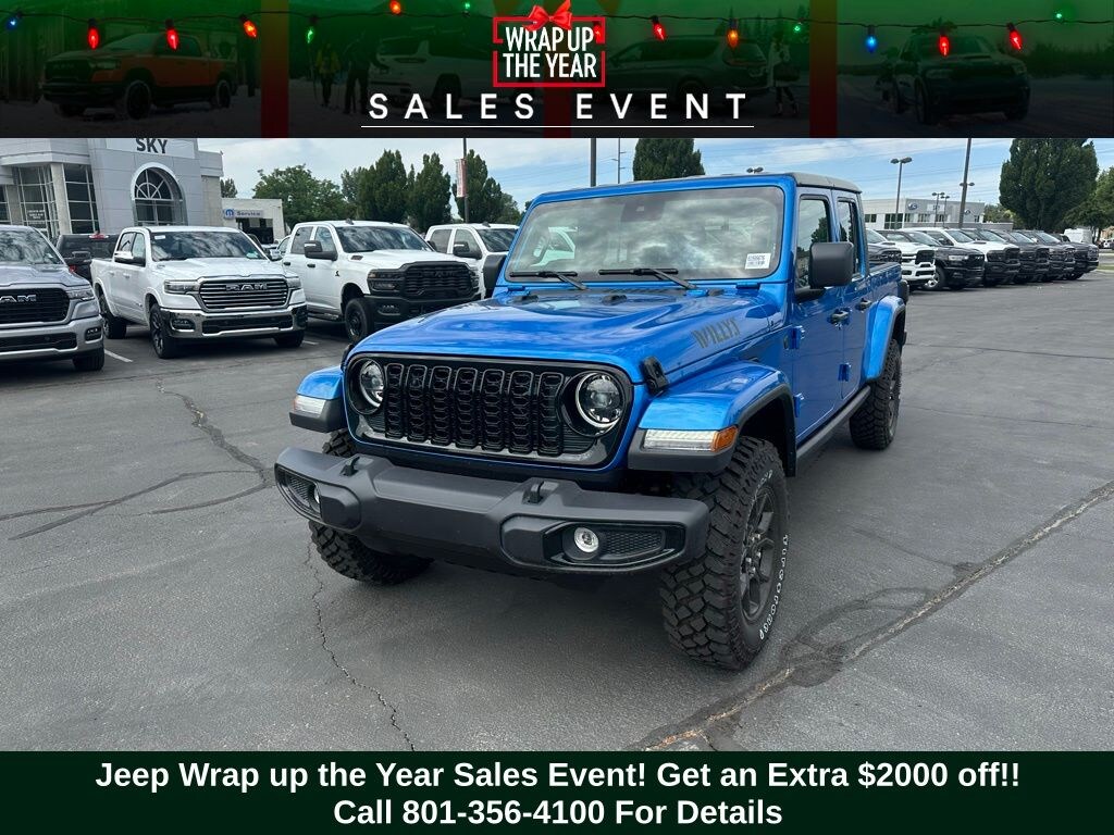 New 2025 Jeep Gladiator WILLYS 4X4 Pickup