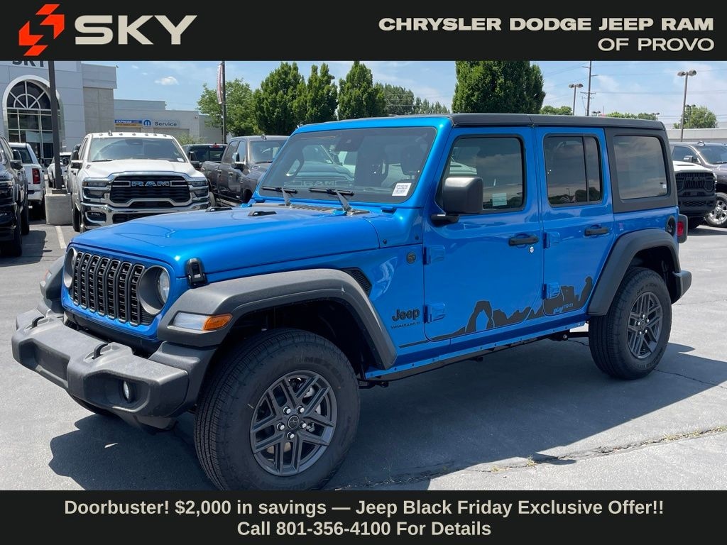 New 2025 Jeep Wrangler 4-DOOR SPORT S Sport Utility