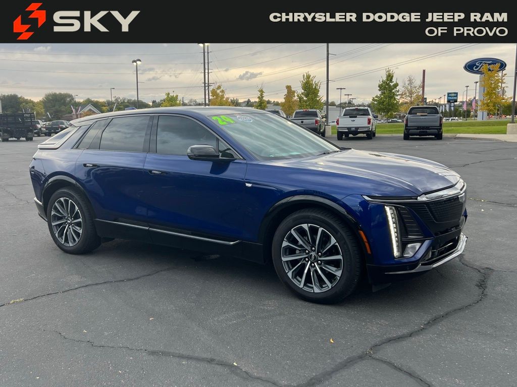 Used 2024 Cadillac LYRIQ Sport 2 with VIN 1GYKPVRL8RZ123725 for sale in Provo, UT