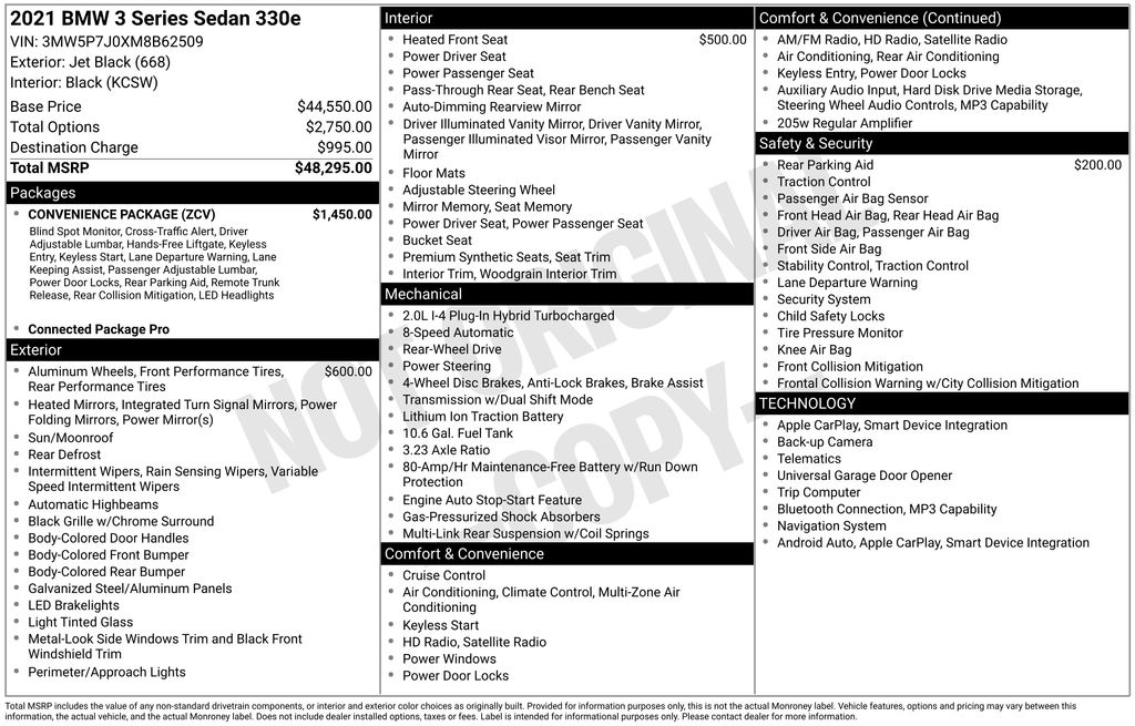 2021 BMW 3 Series 330e Sedan's photo