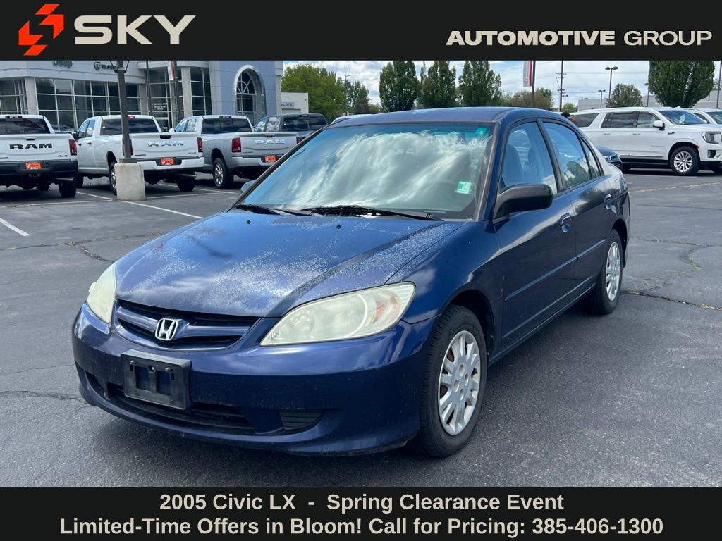 Used 2005 Honda Civic LX with VIN 2HGES16545H604874 for sale in Provo, UT