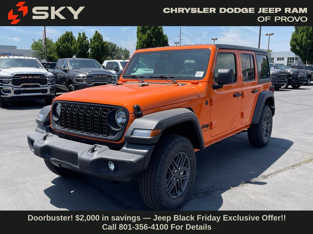 New 2025 Jeep Wrangler 4-DOOR SPORT S Sport Utility