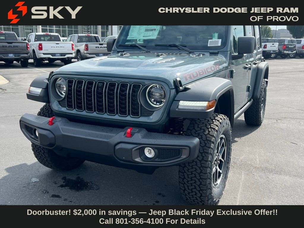 New 2025 Jeep Wrangler 4-DOOR RUBICON Sport Utility