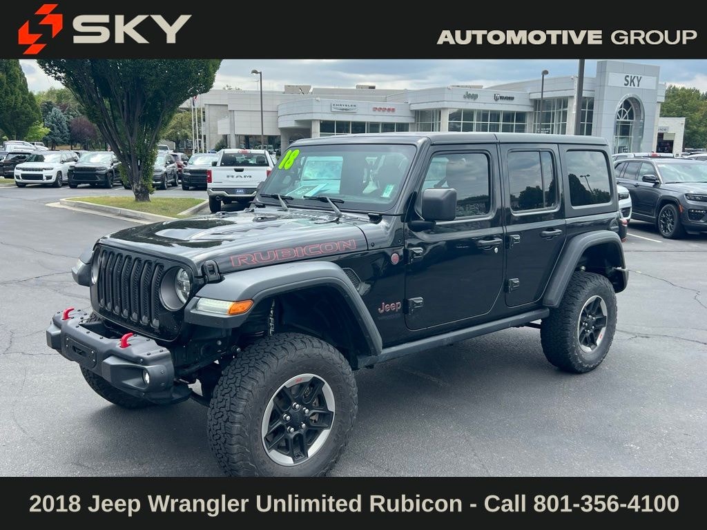 Used 2018 Jeep Wrangler Unlimited Rubicon 4x4 SUV