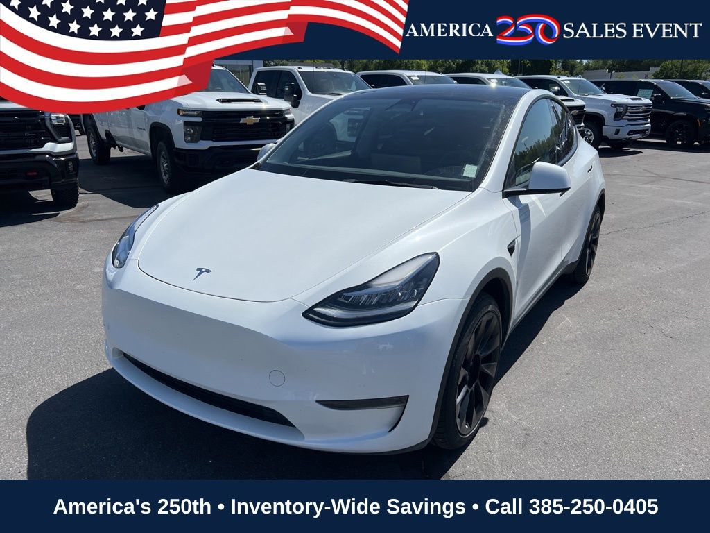 Used 2023 Tesla Model Y Long Range with VIN 7SAYGDEE8PA079648 for sale in Provo, UT