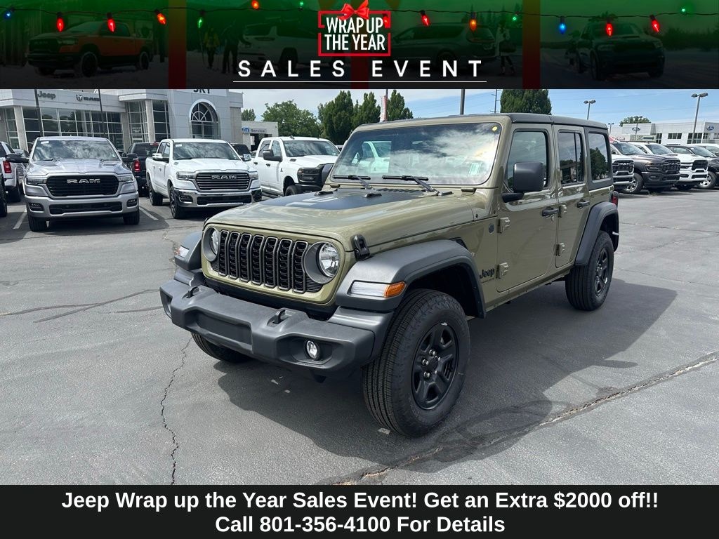 New 2025 Jeep Wrangler 4-DOOR SPORT Sport Utility