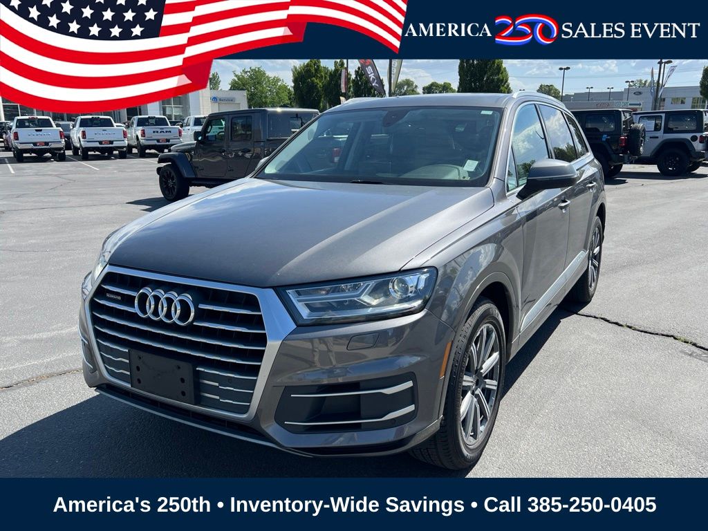 Used 2018 Audi Q7 Premium Plus with VIN WA1LHAF76JD034416 for sale in Provo, UT