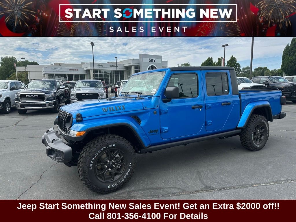 New 2025 Jeep Gladiator Willys Pickup