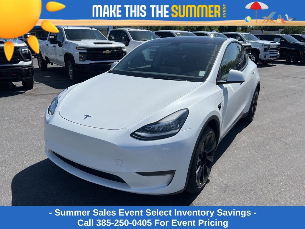 Used 2023 Tesla Model Y Long Range with VIN 7SAYGDEE8PA079648 for sale in Provo, UT