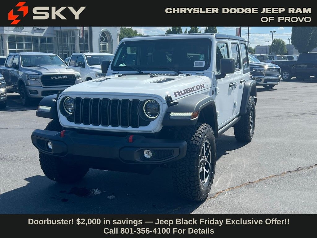 New 2025 Jeep Wrangler 4-DOOR RUBICON Sport Utility
