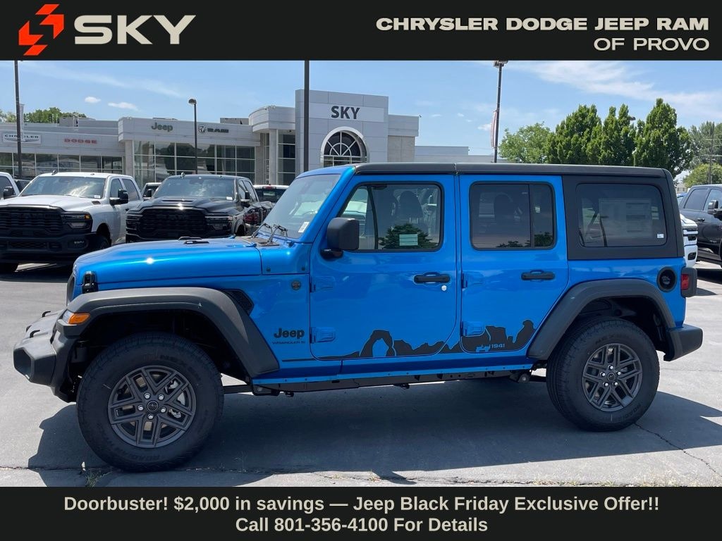 New 2025 Jeep Wrangler 4-DOOR SPORT S Sport Utility
