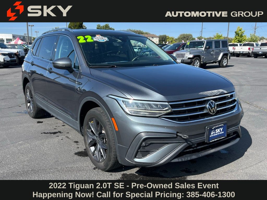 Used 2022 Volkswagen Tiguan SE with VIN 3VV2B7AXXNM036324 for sale in Provo, UT
