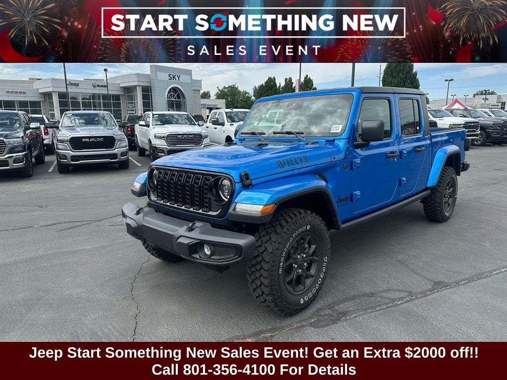 New 2025 Jeep Gladiator Willys Pickup