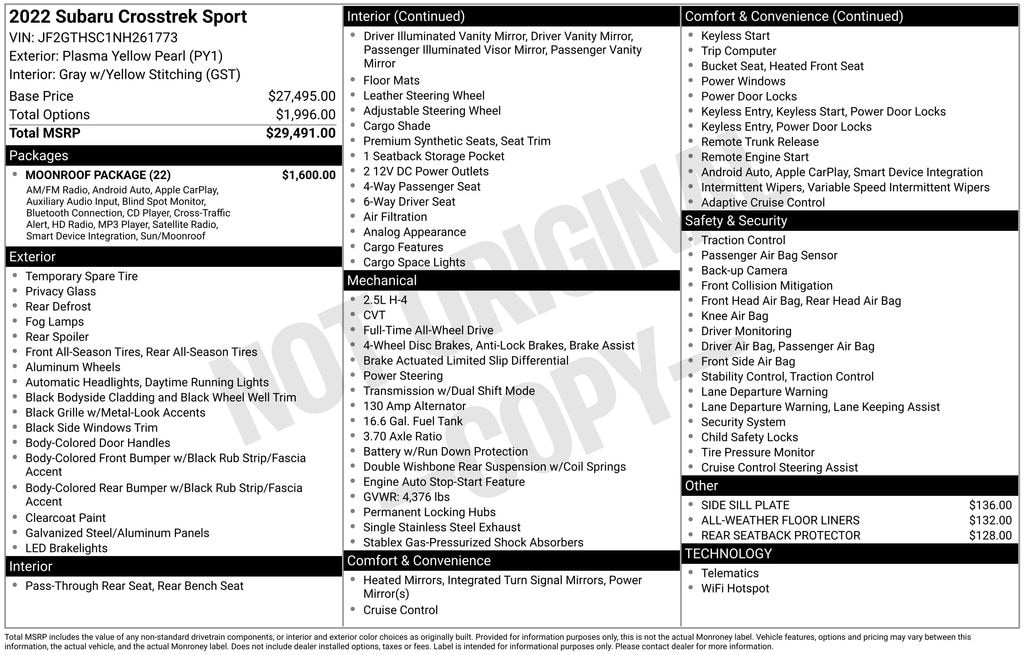 Used 2022 Subaru Crosstrek Sport SUV