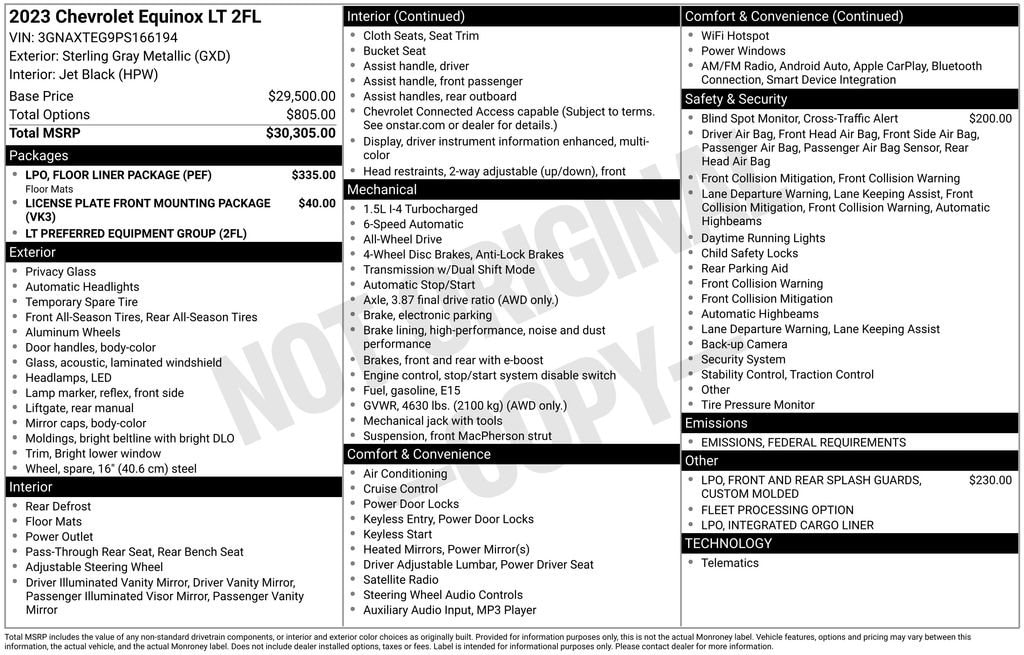 Used 2023 Chevrolet Equinox LT SUV