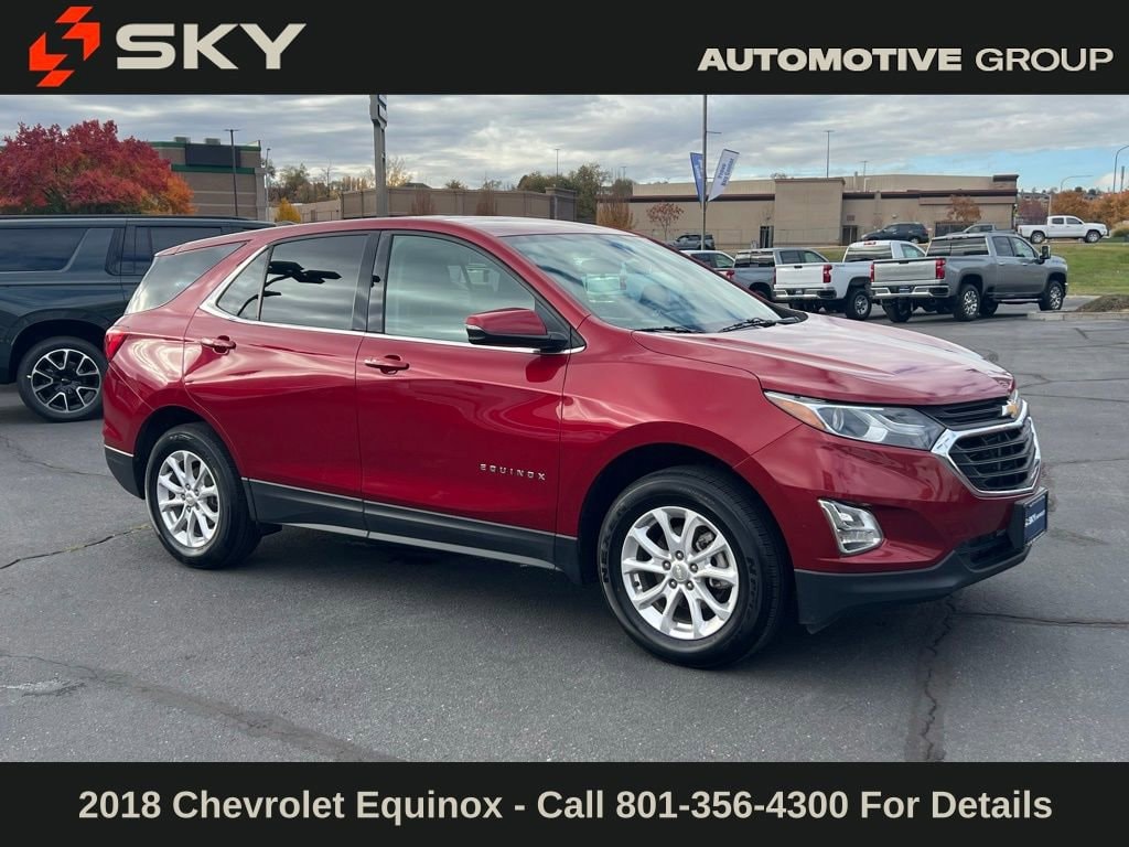 Used 2018 Chevrolet Equinox LT with VIN 3GNAXSEV4JS552277 for sale in Provo, UT