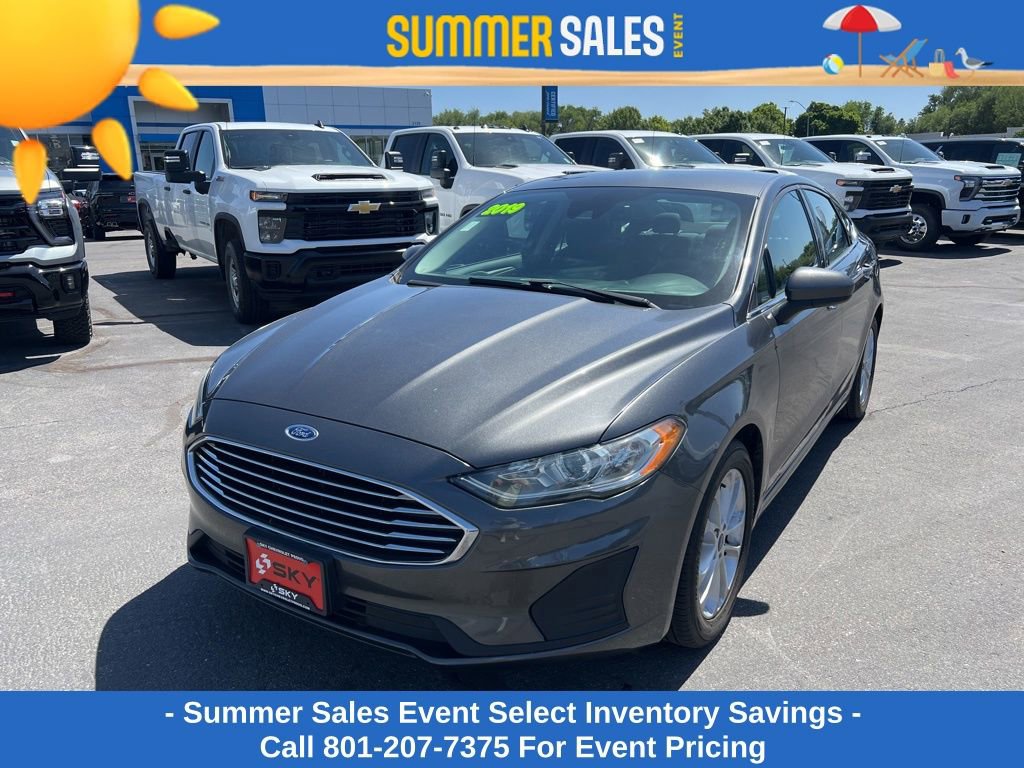 Used 2019 Ford Fusion SE with VIN 3FA6P0HD2KR178496 for sale in Provo, UT