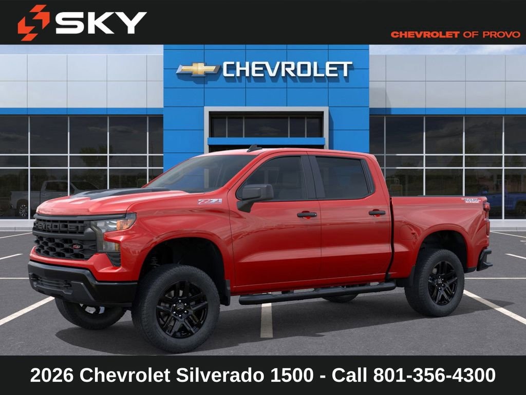 New 2026 Chevrolet Silverado 1500 Custom Trail Boss Truck