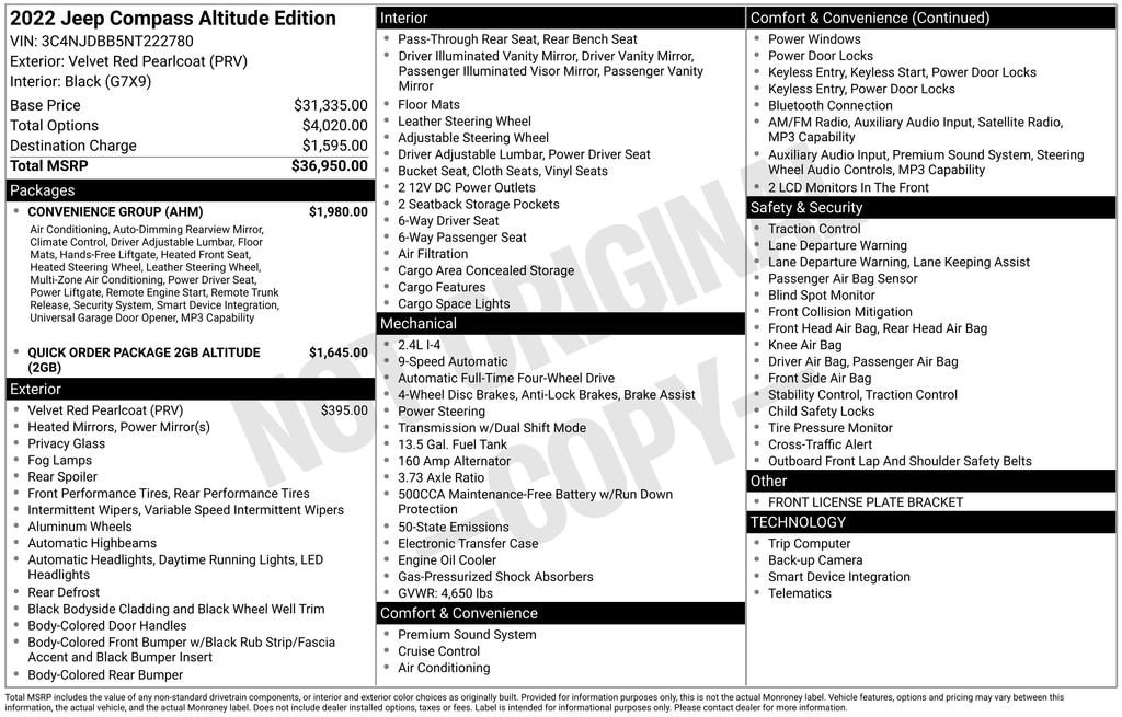 2022 Jeep Compass Altitude 4X4's photo