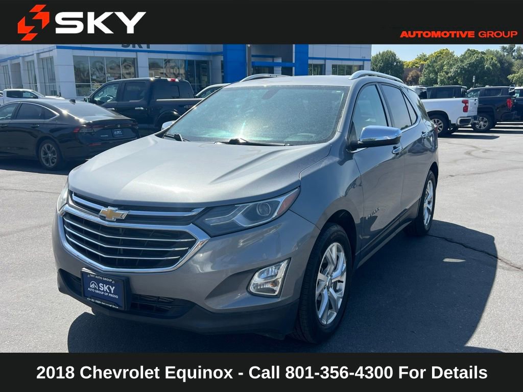 Used 2018 Chevrolet Equinox Premier with VIN 3GNAXXEU4JL347265 for sale in Provo, UT