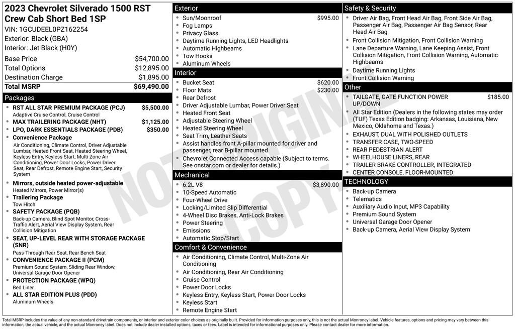 Used 2023 Chevrolet Silverado 1500 RST Truck