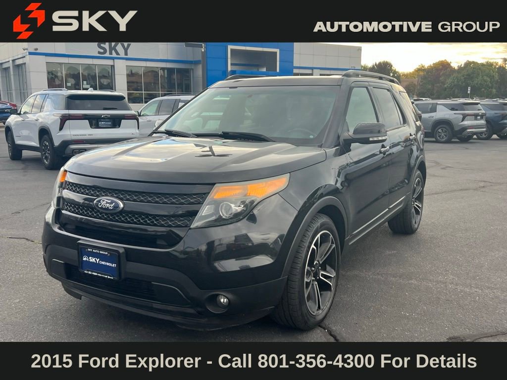 Used 2015 Ford Explorer Sport with VIN 1FM5K8GT3FGA45542 for sale in Provo, UT