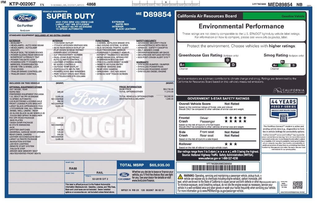 Used 2021 Ford Super Duty F-250 SRW XL