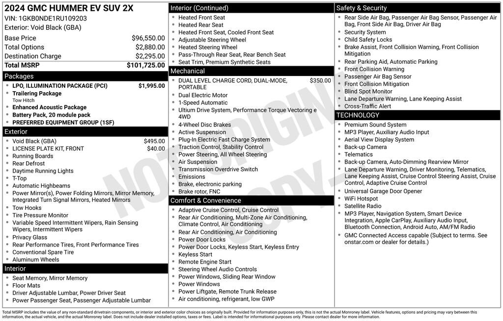 Used 2024 GMC HUMMER EV SUV 2X SUV