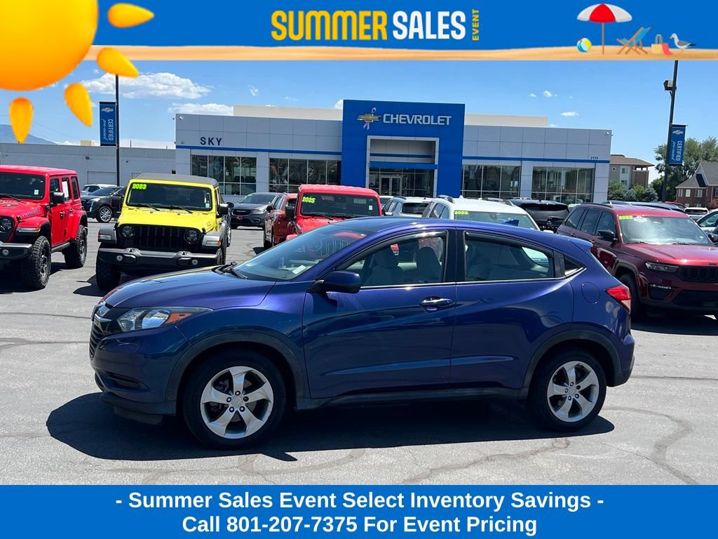 Used 2017 Honda HR-V LX with VIN 3CZRU6H37HM713297 for sale in Provo, UT