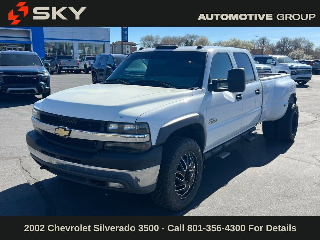 Used 2002 Chevrolet Silverado 3500 LS with VIN 1GCJK33162F224734 for sale in Provo, UT