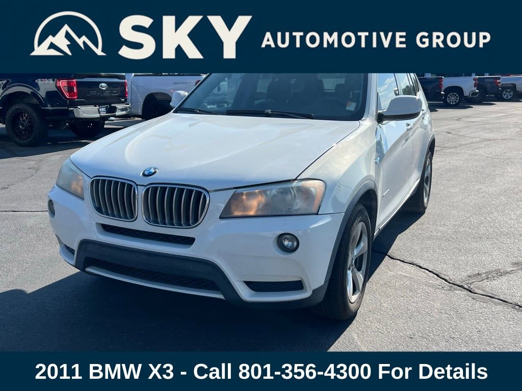 Used 2011 BMW X3 xDrive28i with VIN 5UXWX5C51BL707036 for sale in Provo, UT