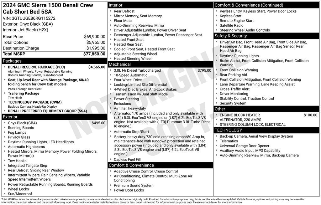 2024 GMC Sierra 4WD Crew Cab Short Box Denali's photo