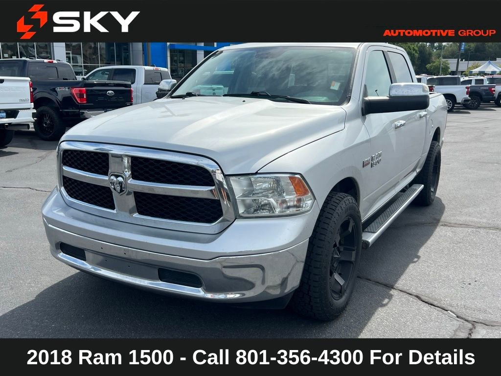 Used 2018 RAM Ram 1500 SLT with VIN 1C6RR7LT5JS147472 for sale in Provo, UT