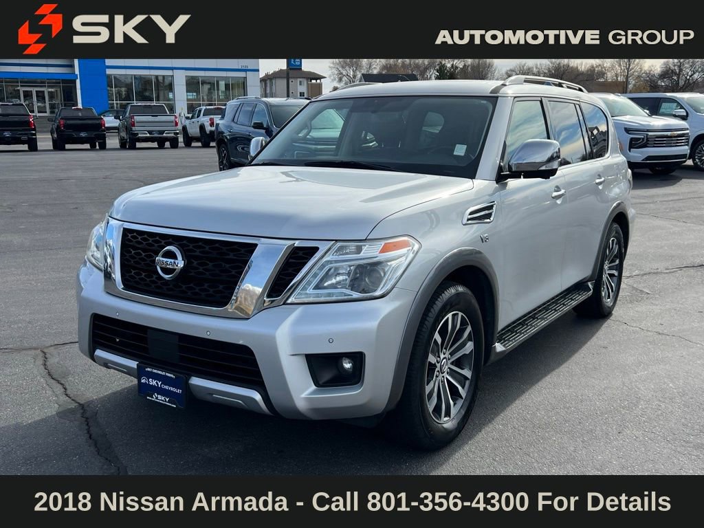 Used 2018 Nissan Armada SL with VIN JN8AY2NC3JX502932 for sale in Provo, UT