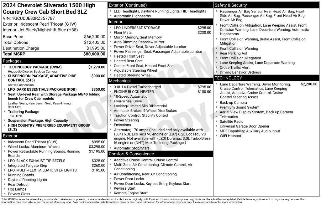 2024 Chevrolet Silverado 1500 High Country - Photo 6