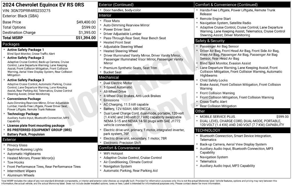 2024 Chevrolet Equinox EV