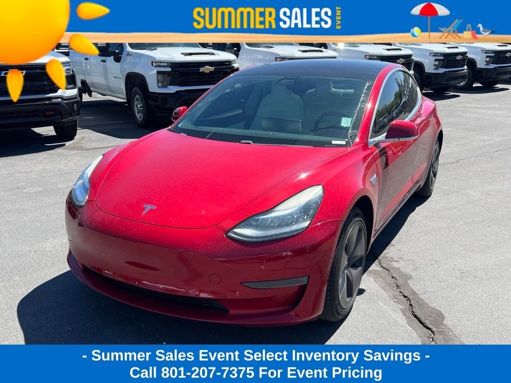 Used 2020 Tesla Model 3 Base with VIN 5YJ3E1EA3LF645916 for sale in Provo, UT