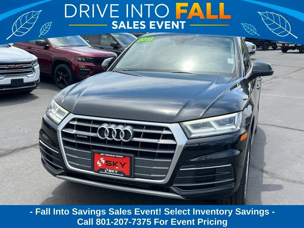 Used 2018 Audi Q5 Premium Plus with VIN WA1BNAFY7J2059785 for sale in Provo, UT