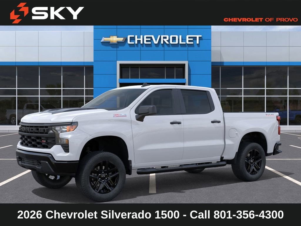 New 2026 Chevrolet Silverado 1500 Custom Trail Boss Truck